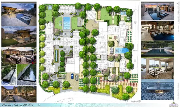 Bronco Estates neighborhood original plans