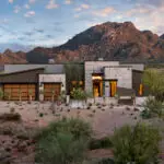 Front yard design with desert contemporary vibes