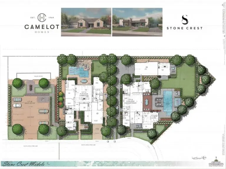Stone Crest neighborhood original plans